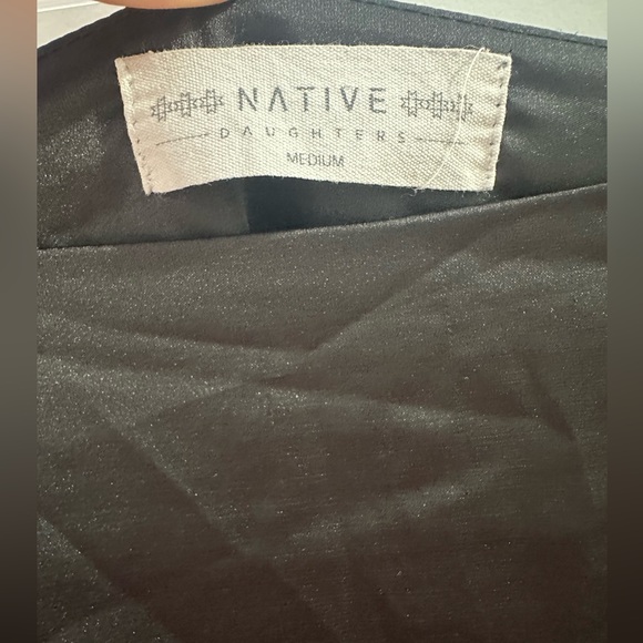 Black Mini Drawstring Skirt - Picture 5 of 7